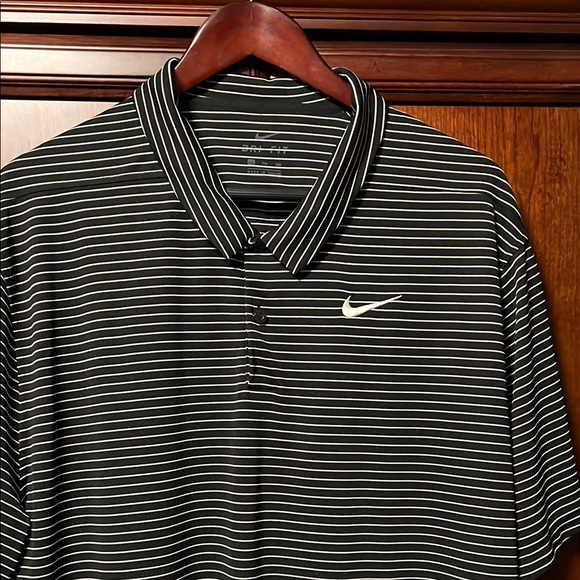 Nike Other - Nike Men's Black Striped Polo Shirt